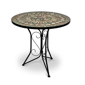 Stół ogrodowy z mozaiki