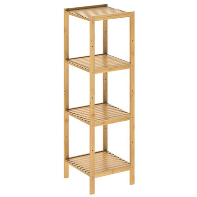 SZAFKA ŁAZIENKA PRZEDPOKÓJ BAMBUSOWA 4 PÓŁKI