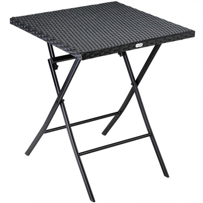 STÓŁ SKŁADANY STOLIK POLIRATTAN MEBLE OGRODOWE