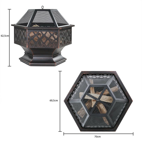 PALENISKO KOMINEK OGRODOWY 70x60,5cm