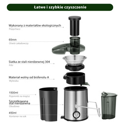 SOKOWIRÓWKA WYSOKOOBROTOWA DO OWOCÓW WARZYW