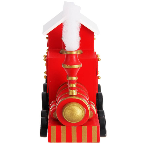 KALENDARZ DREWNIANY ADWENTOWY LOKOMOTYWA OZDOBA ŚWIĄTECZNA