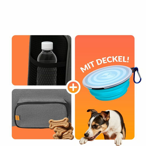 TORBA TRANSPORTOWA TRANSPORTER DLA PSA KOTA  44x34x31cm do 20kg Szary