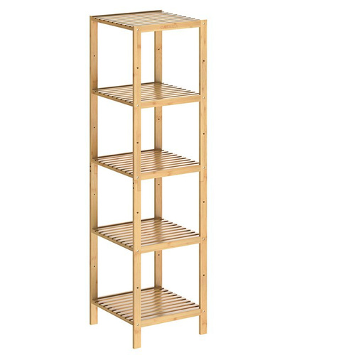 SZAFKA ŁAZIENKA PRZEDPOKÓJ BAMBUSOWA 5 PÓŁEK