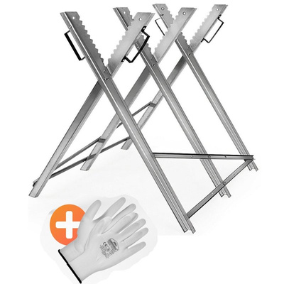 PROFESJONALNY METALOWY STOJAK  DO CIĘCIA DREWNA