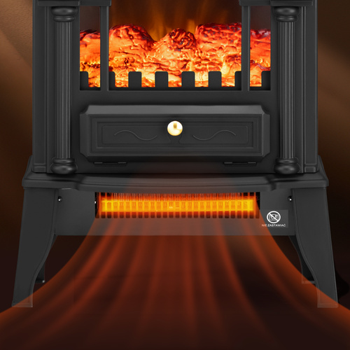 KOMINEK ELEKTRYCZNY GRZEJNIK GRZAŁKA 2000W CZARNY