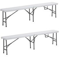 2x SKŁADANA ŁAWKA CATERINGOWA TURYSTYCZNA BISTRO