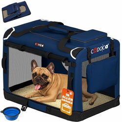 TORBA TRANSPORTOWA TRANSPORTER DLA PSA KOTA  M 60x42x44 Niebieski
