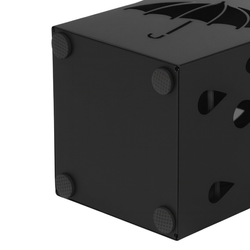 STOJAK NA PARASOLE PARASOLNIK Z OCIEKACZEM CZARNY