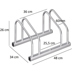 STOJAK NA ROWERY 2 ROWERY ROWER ROWEROWY 48x34x26