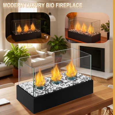 BIOKOMINEK WOLNOSTOJĄCY STOŁOWY DO DOMU OGRODU TARAS 45x20,5x29 cm