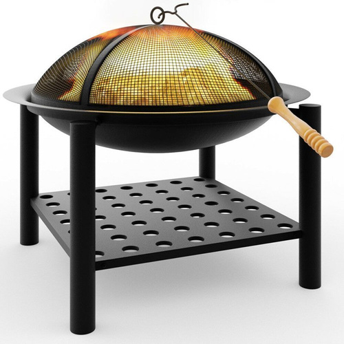 PALENISKO KOMINEK GRILL ZE STALI 55 cm