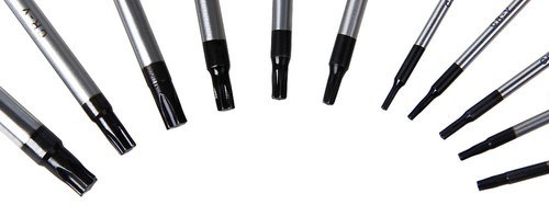 ZESTAW ŚRUBOKRĘTÓW WKRĘTAKÓW TORX 11szt ŚRUBOKRĘTY STAL NARZĘDZIOWA CrV 