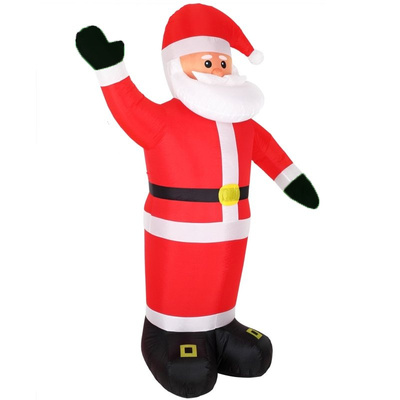 MIKOŁAJ DMUCHANY POMPOWANY ŚWIECĄCY OZDOBA 250cm