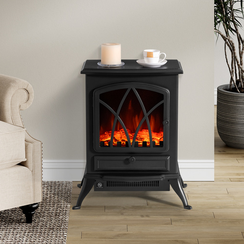 KOMINEK ELEKTRYCZNY GRZEJNIK GRZAŁKA 2000W CZARNY