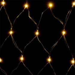 SIATKA KURTYNA LAMPKI SWIĄTECZNE 160 LED ŻÓŁTE