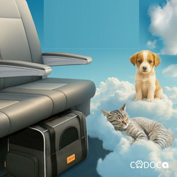 TORBA TRANSPORTOWA TRANSPORTER DLA PSA KOTA  44x34x31cm do 20kg Szary