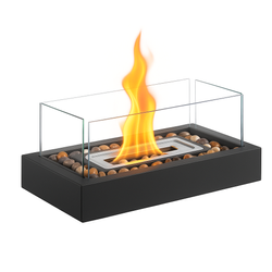 BIOKOMINEK WOLNOSTOJĄCY STOŁOWY DO DOMU OGRODU TARAS 35x18x15 cm