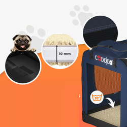 TORBA TRANSPORTOWA TRANSPORTER DLA PSA KOTA  M 60x42x44 Niebieski