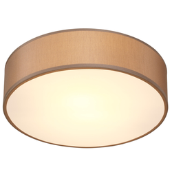 LAMPA SUFITOWA TAUPE PLAFON TKANINA 38cm