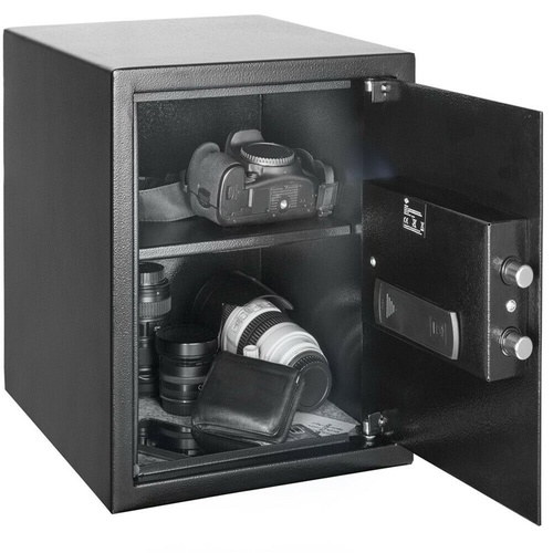 DUŻY SEJF KASETKA NA PIENIĄDZE DOKUMENTY CZARNY