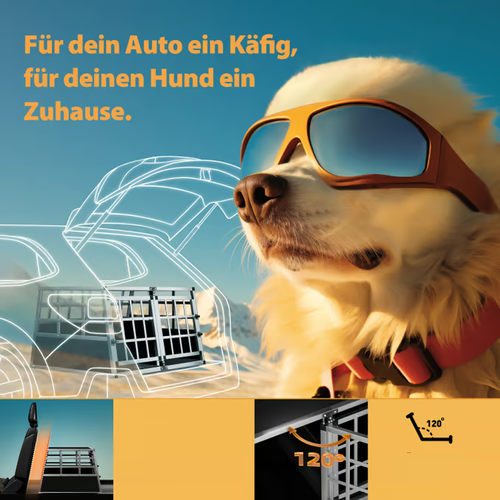 KLATKA TRANSPORTER DLA PSA ALUMINIUM 89x70x51cm 