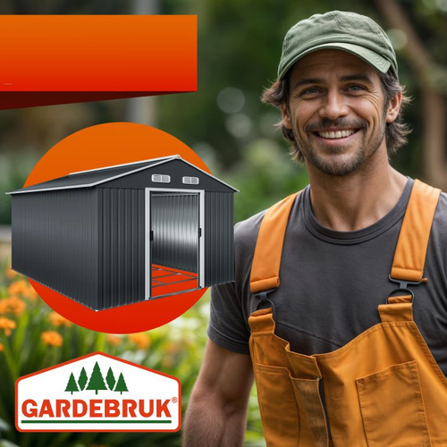 BUDKA ALTANKA NA NARZEDZIA OGRODOWA OGROD 312x257x177,5cm