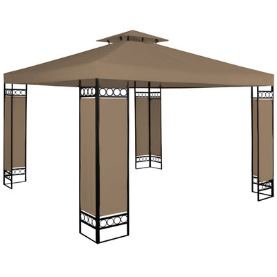 STALOWY MOCNY PAWILON 3X3 BRAZOWY NAMIOT OGRODOWY