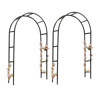 2x PERGOLA METALOWA NA RÓŻĘ,KWIATY ŁUK KWIATOWY 240cm