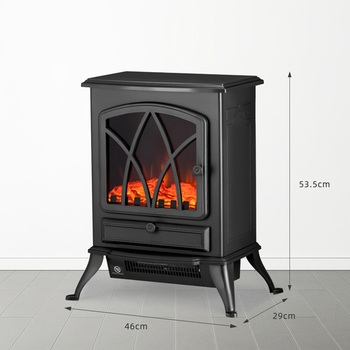 KOMINEK ELEKTRYCZNY GRZEJNIK GRZAŁKA 2000W CZARNY