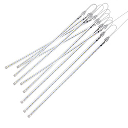 LAMPKI ŚWIĄTECZNE SOPLE PADAJĄCY ŚNIEG NIEBIESKI