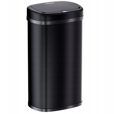 AUTOMATYCZNY KOSZ NA ŚMIECI CZARNY NIERDZEWNY 58L
