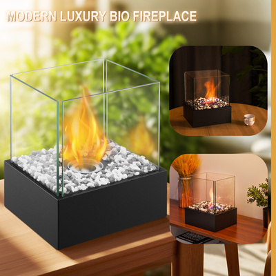 BIOKOMINEK WOLNOSTOJĄCY STOŁOWY DO DOMU OGRODU TARAS 24,5x20,5x29 cm