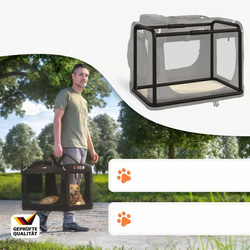 TORBA TRANSPORTOWA TRANSPORTER DLA PSA KOTA  XL 82x58x58 Antracyt 