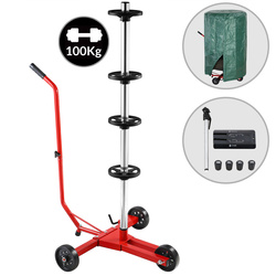 STOJAK NA OPONY FELGI KOŁA DO GARAŻU MAX DO 225mm