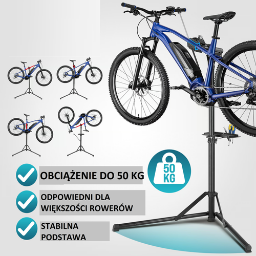 STOJAK SERWISOWY ROWEROWY NA ROWER 50kg