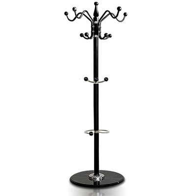 PODLOGOWY STOJACY WIESZAK STOJAK NA UBRANIA MARMUR