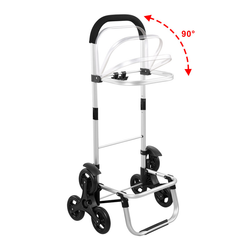 SKŁADANY WÓZEK TORBA NA ZAKUPY NA KÓŁKACH SZARY