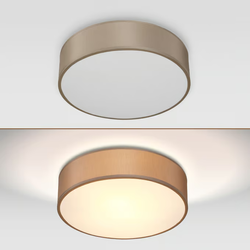 LAMPA SUFITOWA TAUPE PLAFON TKANINA 38cm