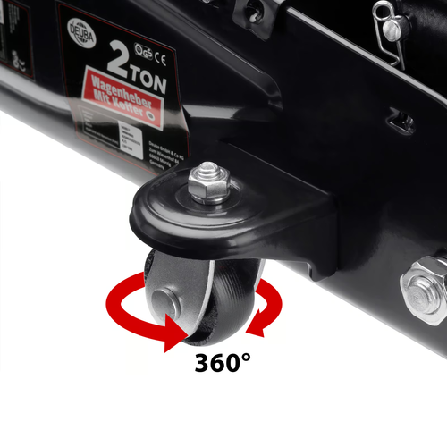 PODNOŚNIK HYDRAULICZNY ŻABA 2000KG 2T LEWAREK 85-330mm + WALIZKA