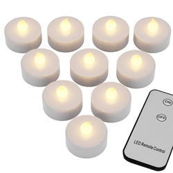 10x ŚWIECZKA ŚWIECA LAMPION LED PILOT