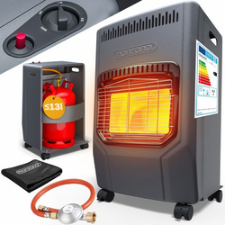 PIECYK GRZEJNIK GAZOWY 4200W REDUKTOR DO BUTLI GAZOWEJ CZARNY