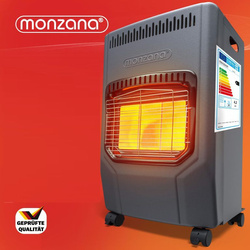 PIECYK GRZEJNIK GAZOWY 4200W REDUKTOR DO BUTLI GAZOWEJ CZARNY