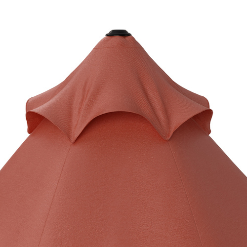 DUŻY PARASOL OGRODOWY O ŚREDNICY 330 CM Z KORBĄ