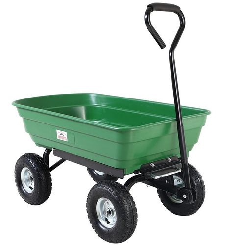 WÓZEK TRANSPORTOWY 4 KOŁOWY OGRODOWY PRZYCZEPKA