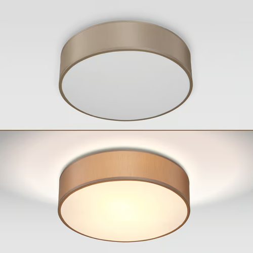 LAMPA SUFITOWA TAUPE PLAFON TKANINA 38cm