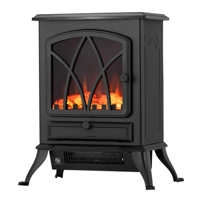 KOMINEK ELEKTRYCZNY GRZEJNIK GRZAŁKA 2000W CZARNY