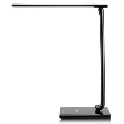 LAMPA LAMPKA BIURKOWA STOŁOWA LED CZARNA