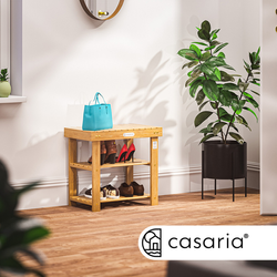 PÓŁKA REGAŁ STOJAK  NA BUTY SIEDZISKO 2 PÓLKI M