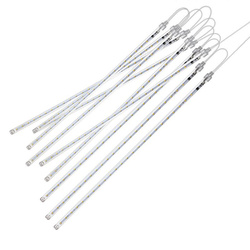 LAMPKI ŚWIĄTECZNE SOPLE PADAJĄCY ŚNIEG BIAŁE 